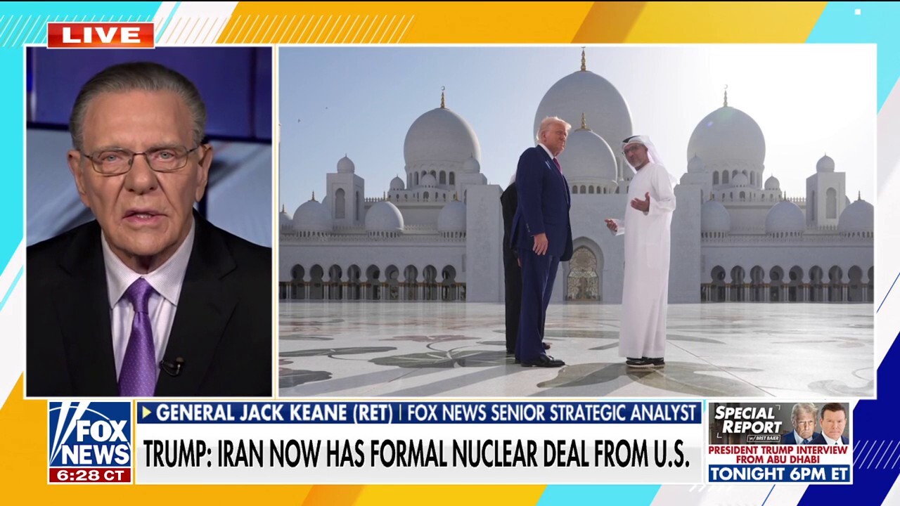 Jack Keane: Trump is 'reversing' Biden admin's 'failed' policies with Middle East trip