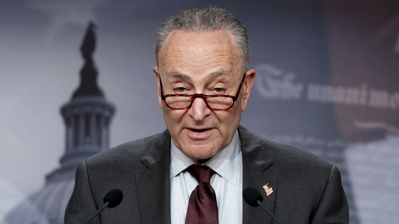 Senate Majority Leader Chuck Schumer Holds A Press Conference Latest