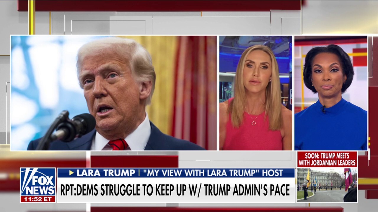 Lara Trump says Dems are in 'total disarray' as Trump approval rating soars