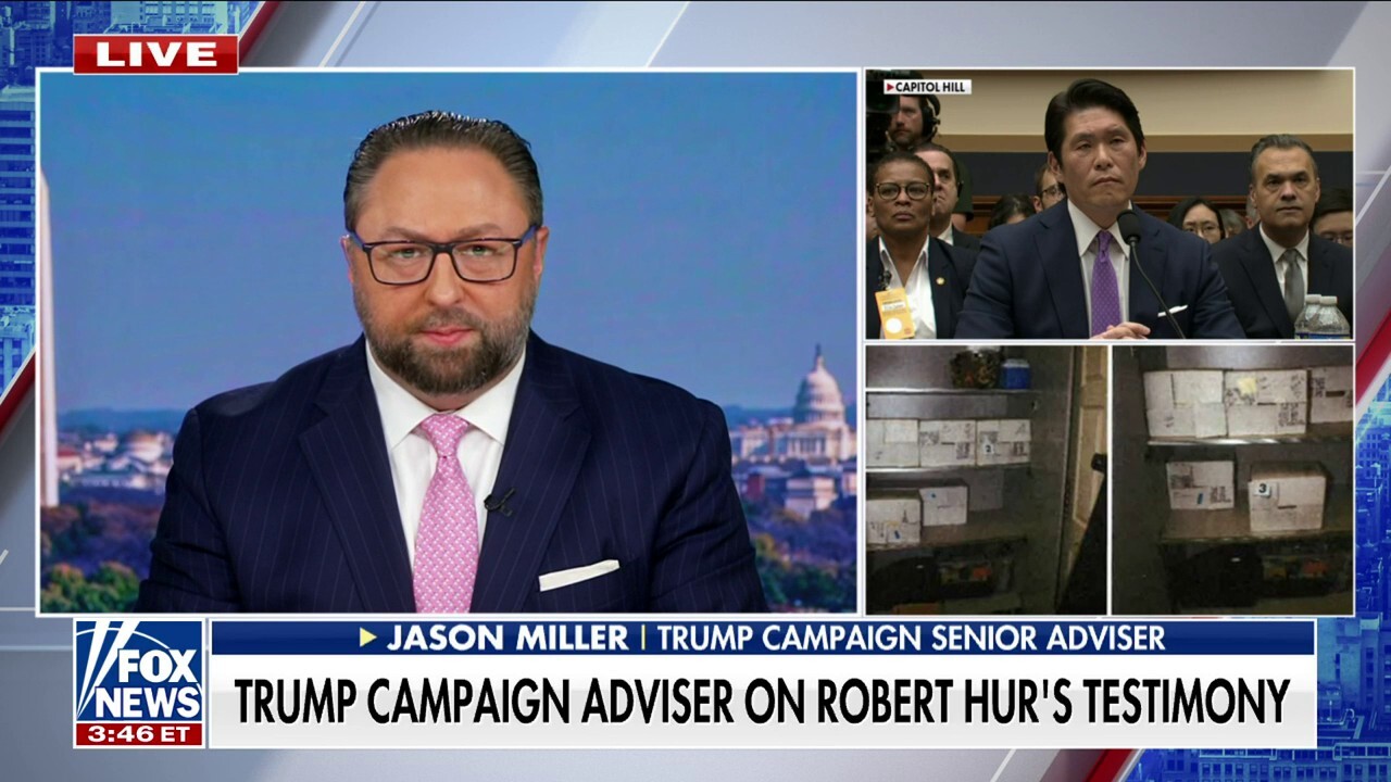 Biden, Trump treated with 'two completely different' standards of justice: Jason Miller