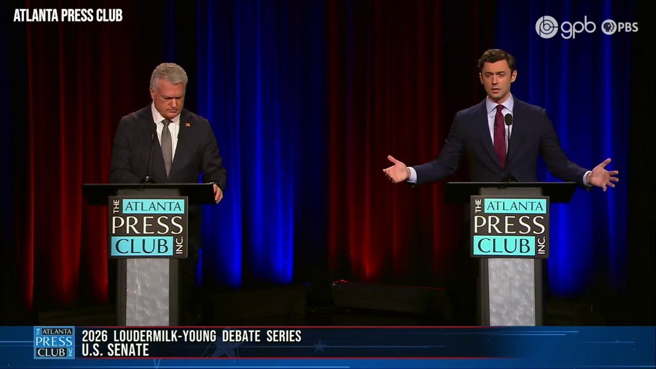 WATCH: Georgia Senate candidates clash over neo-Nazi allegations, Epstein-linked donor