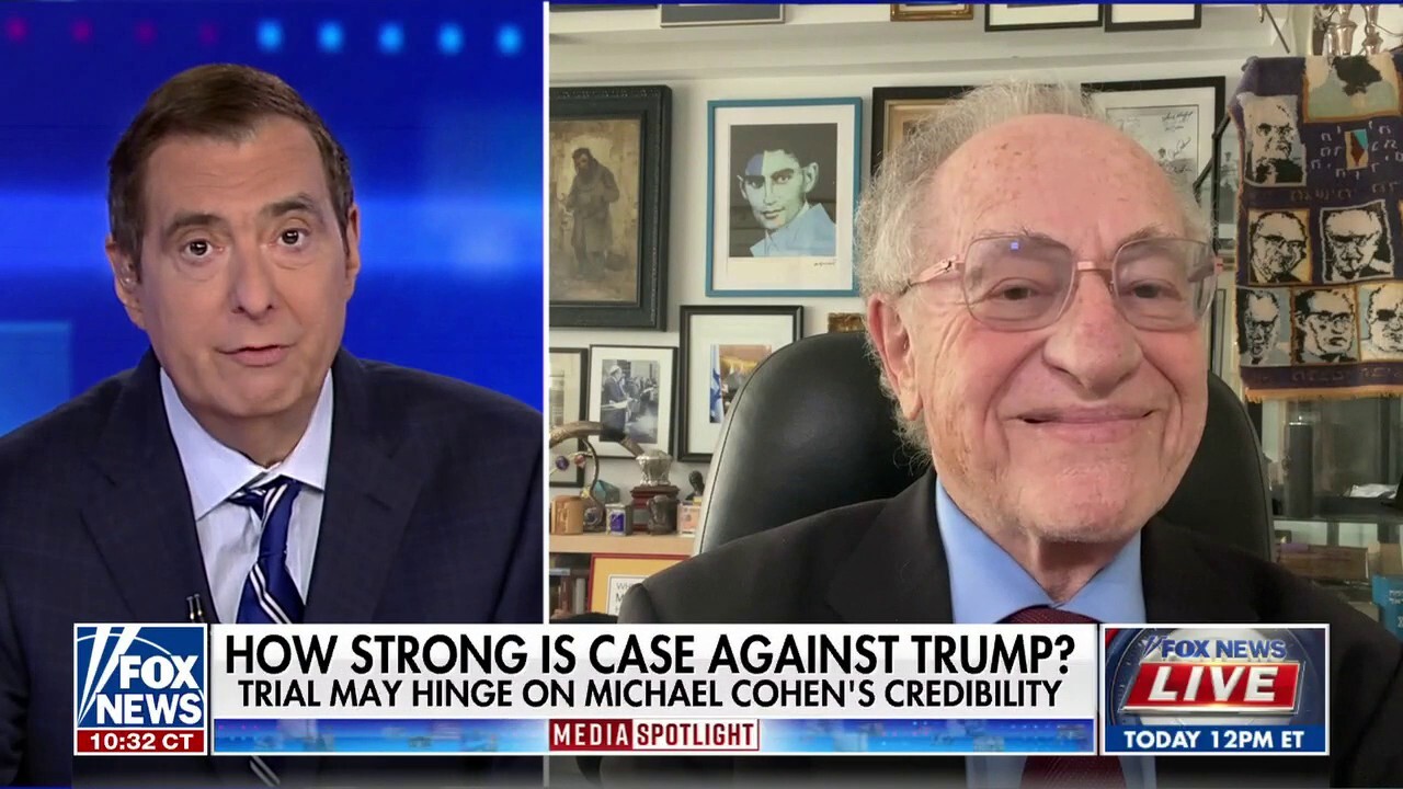 Cohen’s credibility is ‘everything’ in Trump’s case: Alan Dershowitz