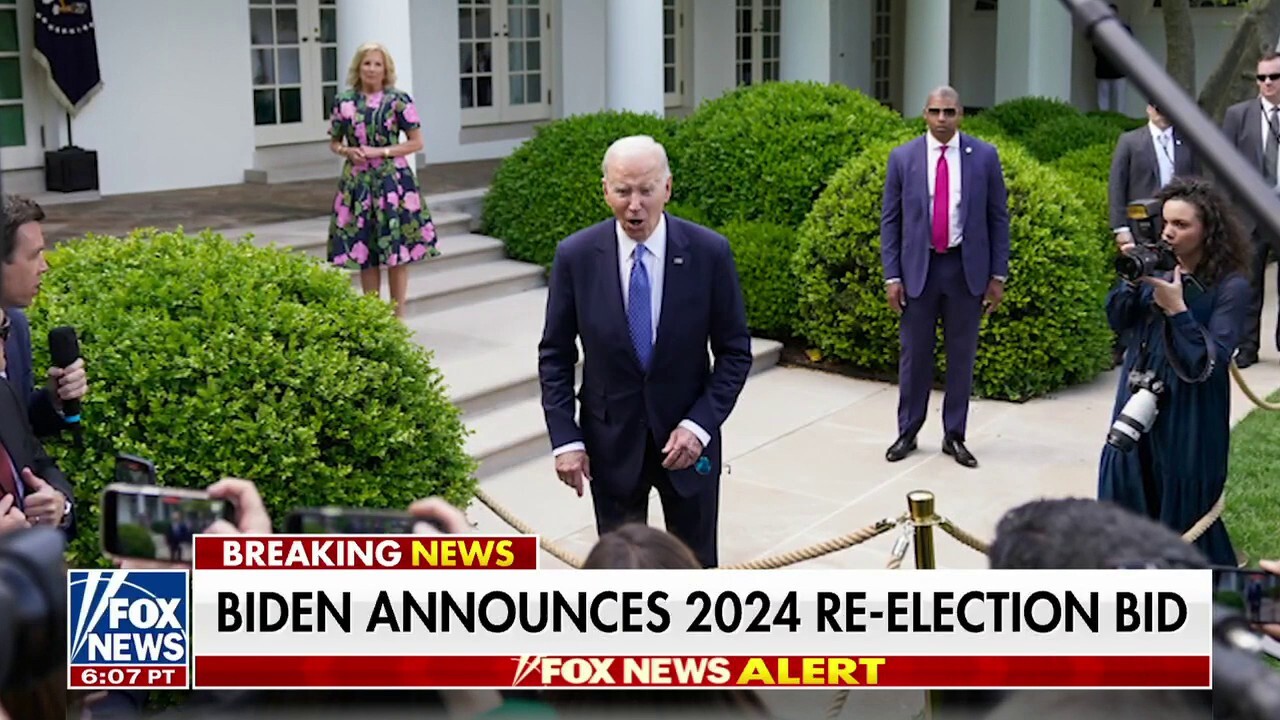 Biden launches 2024 bid for White House as oldest president in history