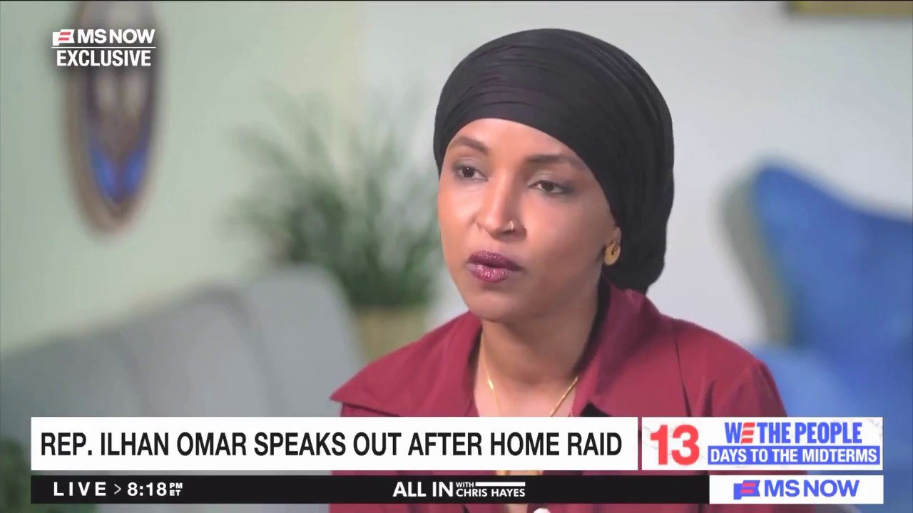 Ilhan Omar gives first post-raid interview on MS NOW
