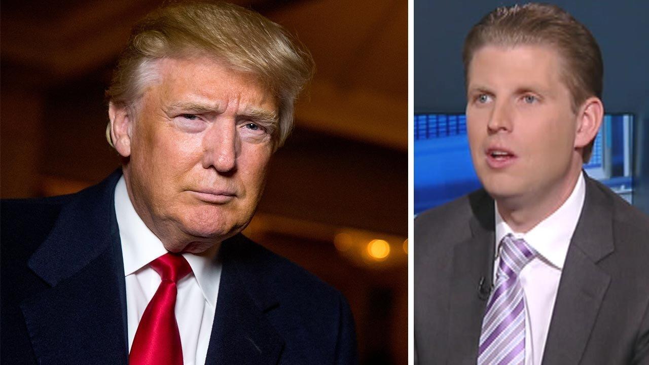 Eric Trump: Dad's been great for our political process
