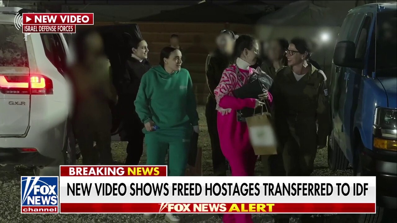 New video shows hostages being released to IDF