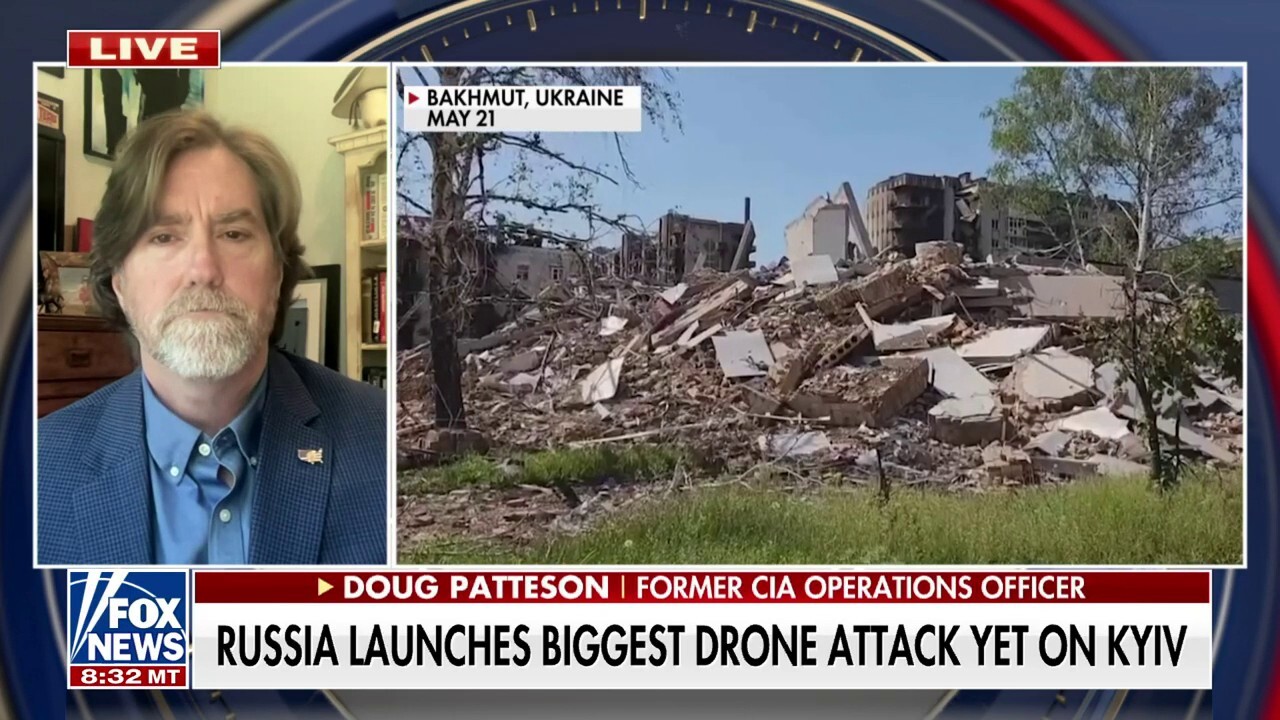 Russia Launches Biggest Drone Attack Yet On Kyiv | Fox News Video