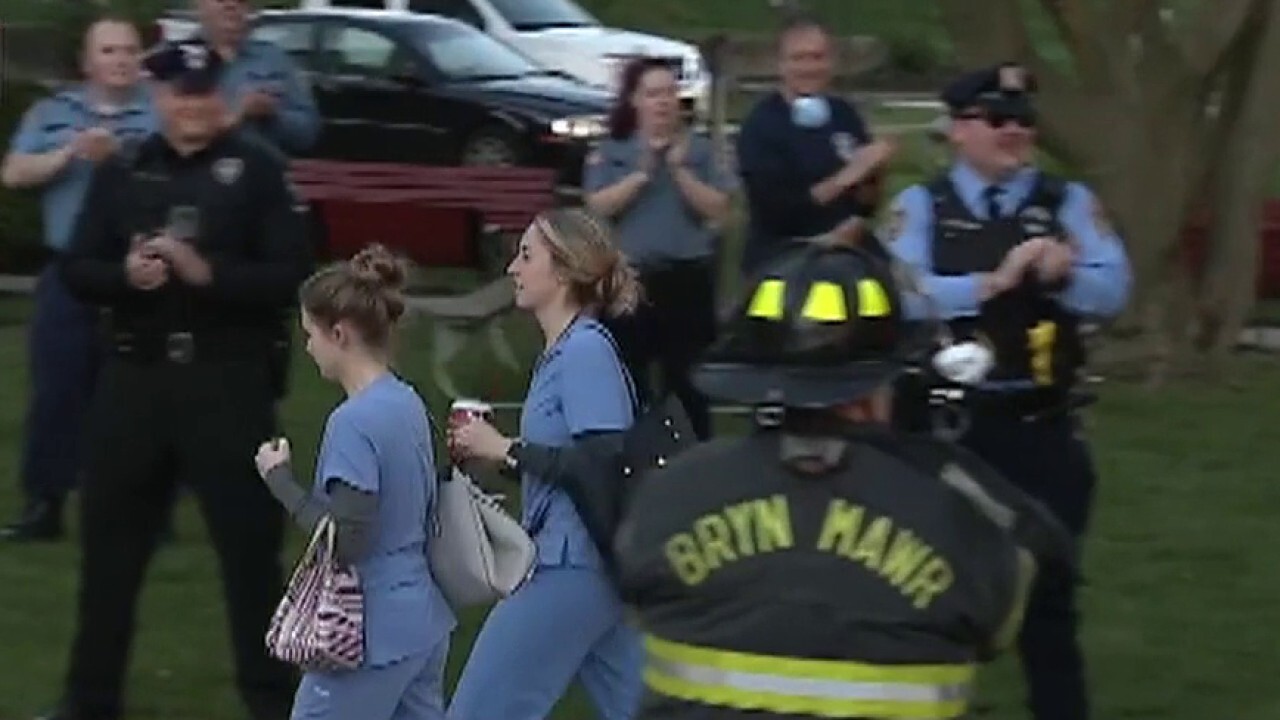 First responders honor hospital workers in Pennsylvania