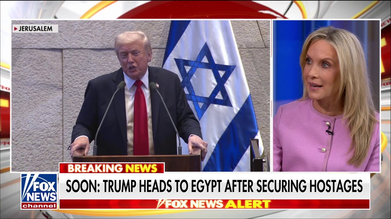 Dana Perino reflects on Trump’s ’emotional’ Knesset address as he heads to Egypt