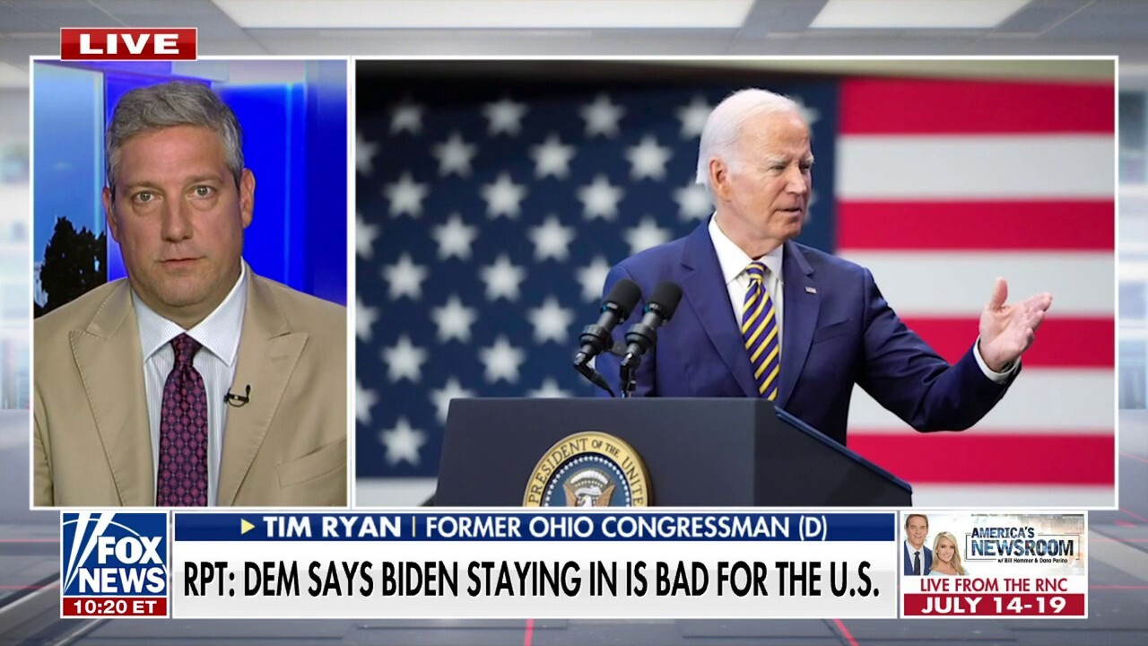 'The clock is ticking' for Democrats to make a decision on Biden, Tim Ryan warns: ‘Getting antsy’