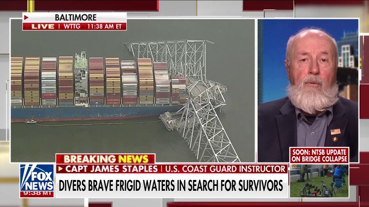 USGC instructor ‘never’ seen a situation like Baltimore bridge collapse: ‘Catastrophic’