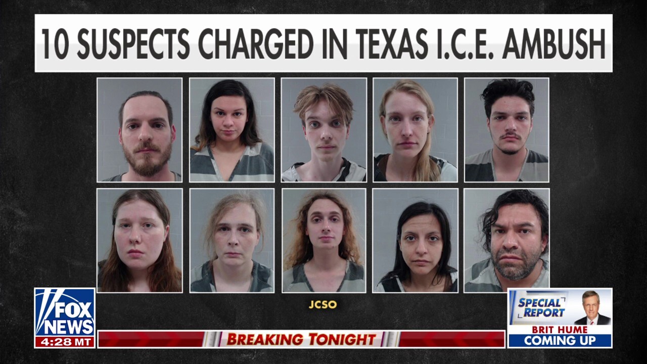 10 suspects charged in planned ambush of Texas immigration facility