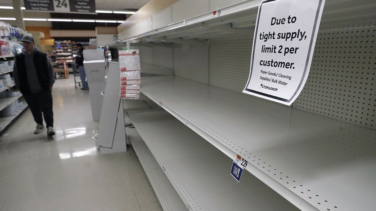 Grocery Stores Working To Restock Empty Shelves Fox News Video