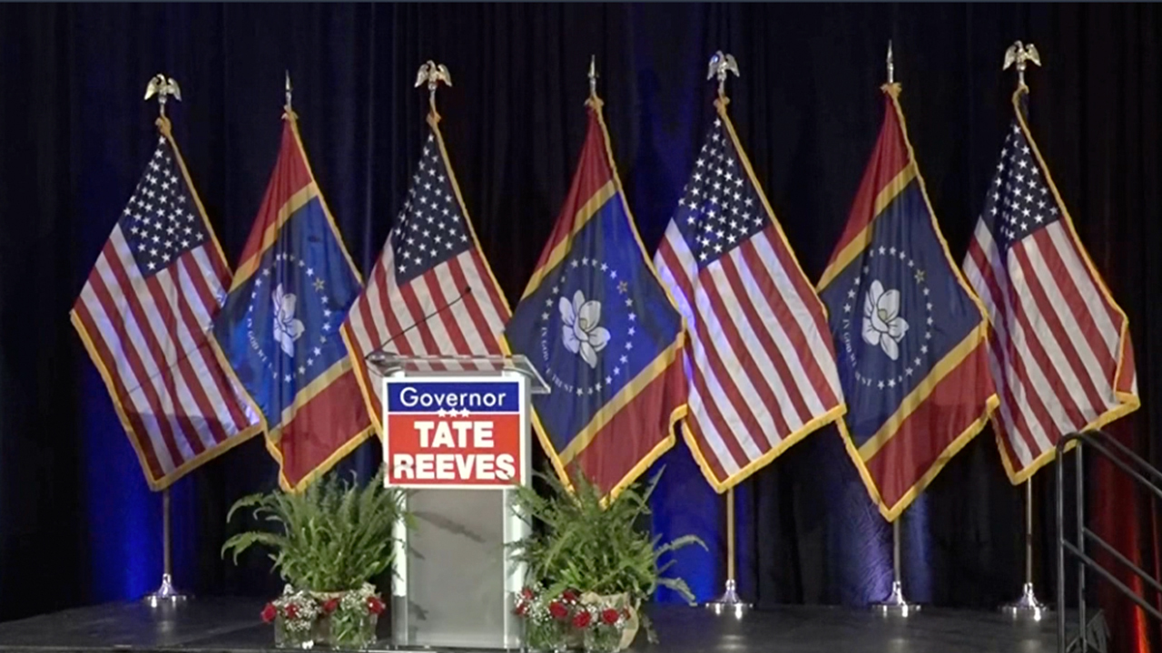 WATCH LIVE: Mississippi Gov. Tate Reeves holds an election night party