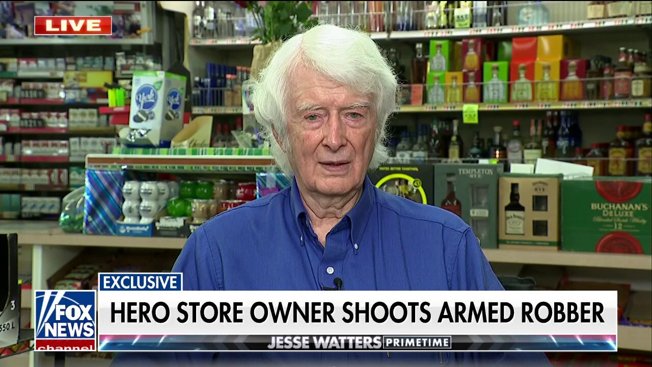 We're getting downhill faster and faster: 80-year-old hero store owner who defended himself with gun