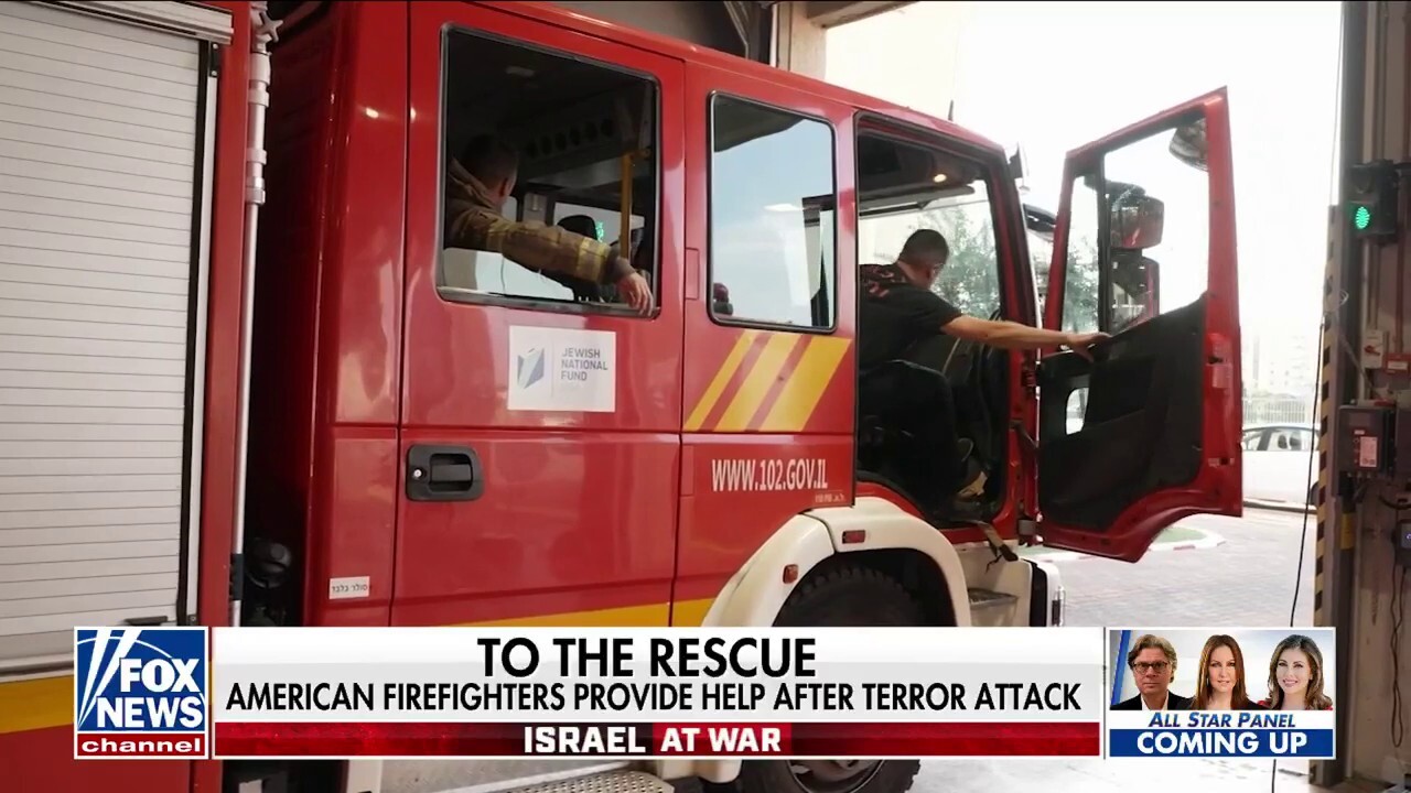 American firefighters volunteer to serve in Israel: 'I knew I had to be there'