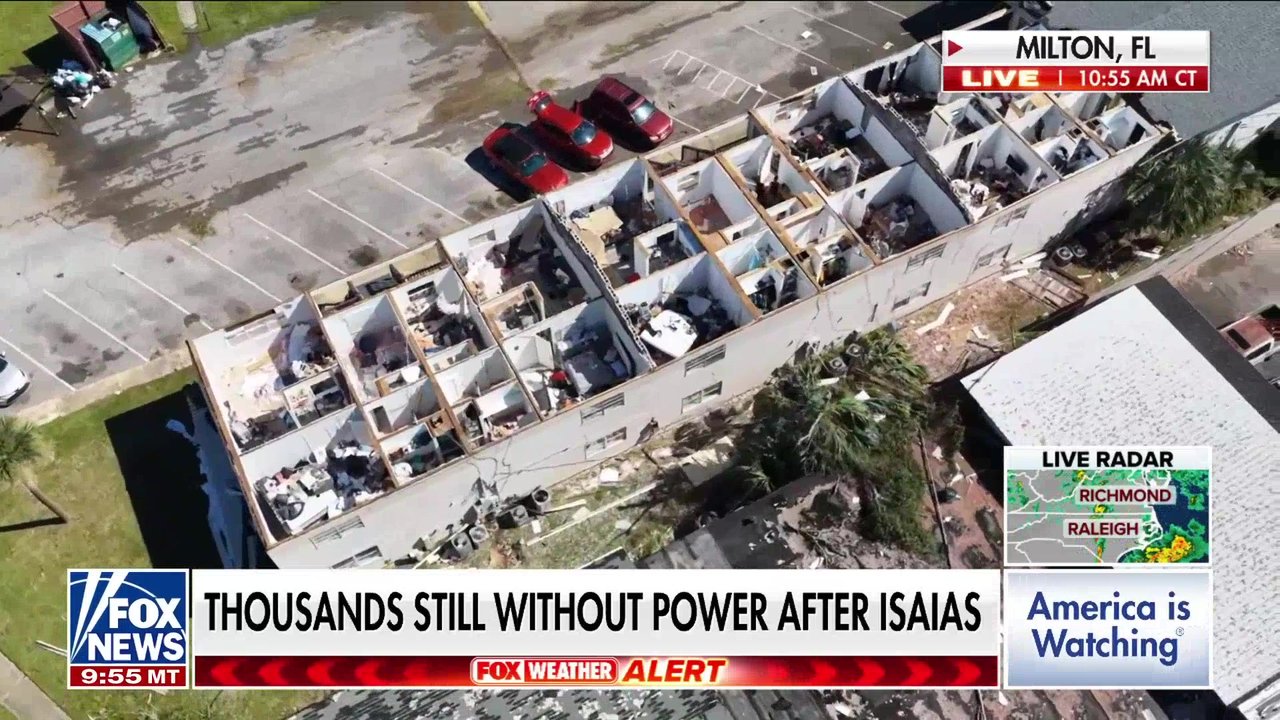 Isaias leaves 'jaw-dropping' trail of destruction across Florida
