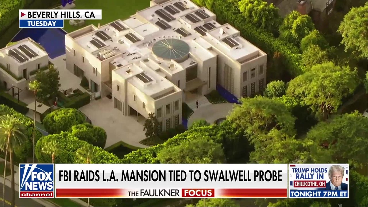 FBI raids Beverly Hills mansion connected to Eric Swalwell's former donor