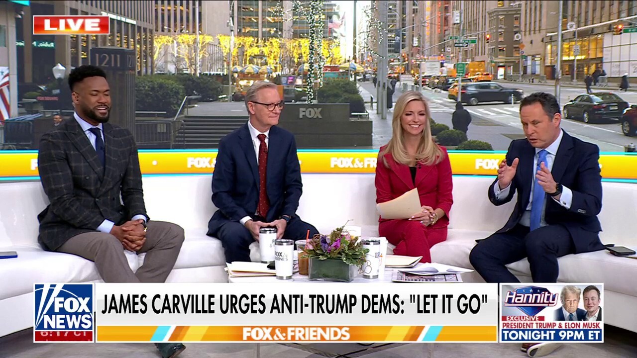 James Carville tells anti-Trump Democrats to 'let it go'