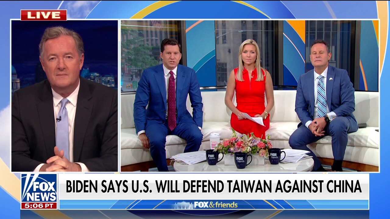 Piers Morgan on Biden's vow to defend Taiwan: This 'crazy situation' keeps happening