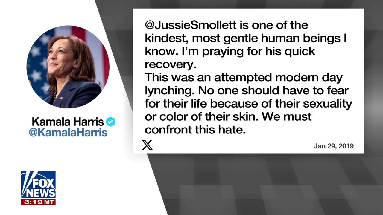 VP Kamala Harris' old tweet supporting Jussie Smollett surfaces 