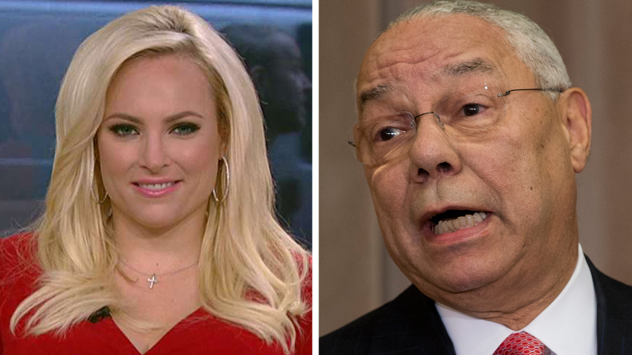 Meghan McCain: Colin Powell is covering himself right now