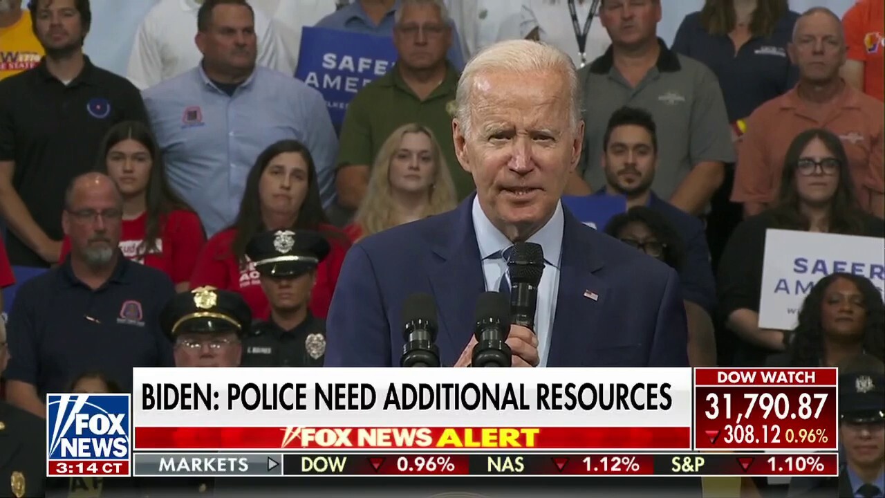 President Biden speaks on crime surge in Pennsylvania speech