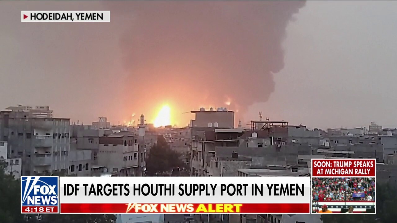 IDF confirms striking 'several Houthi military targets' in Yemen