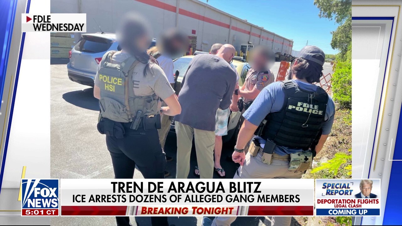  ICE attempts to remove all of Tren de Aragua members from US soil