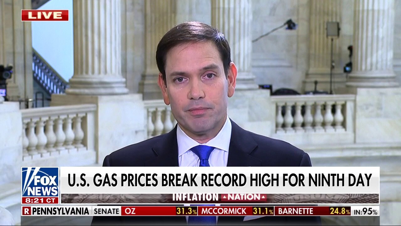 Sen. Rubio: Biden admin's decisions led to surge in gas prices