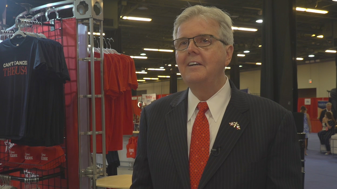 Lieutenant Governor Dan Patrick touts Texas COVID approach, says CPAC should stay in Lone Star State