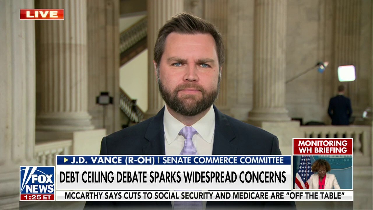 Doing ‘nothing’ about the debt ceiling is ‘irresponsible’: Sen. JD Vance