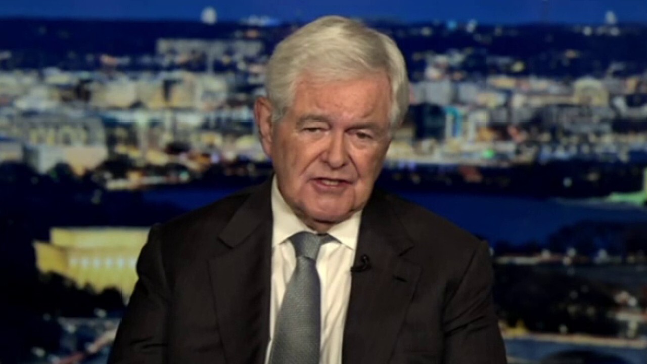 Former House Speaker Newt Gingrich discusses the latest presidential polling data and lays out Vice President Kamala Harris' policies as Election Day nears on 'Hannity.' 