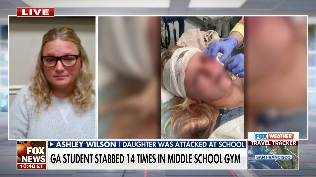 Georgia girl stabbed 14 times in middle school gym