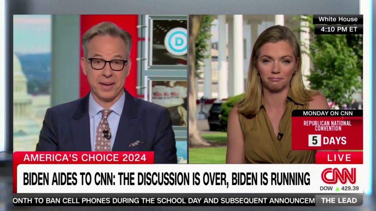 CNN's Jake Tapper questions Biden campaign's 'stamina' claim