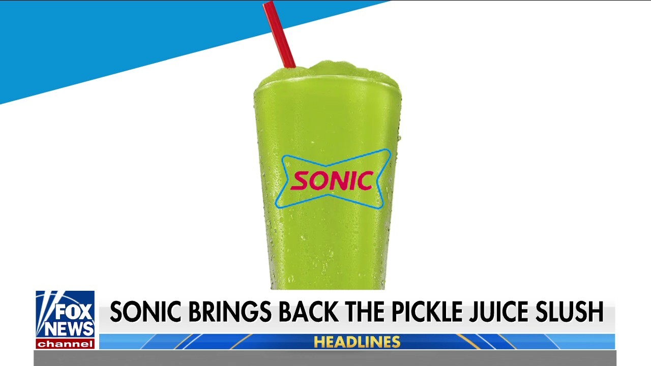 'Fox & Friends Weekend' hosts give Sonic's famous pickle slush a taste test.
