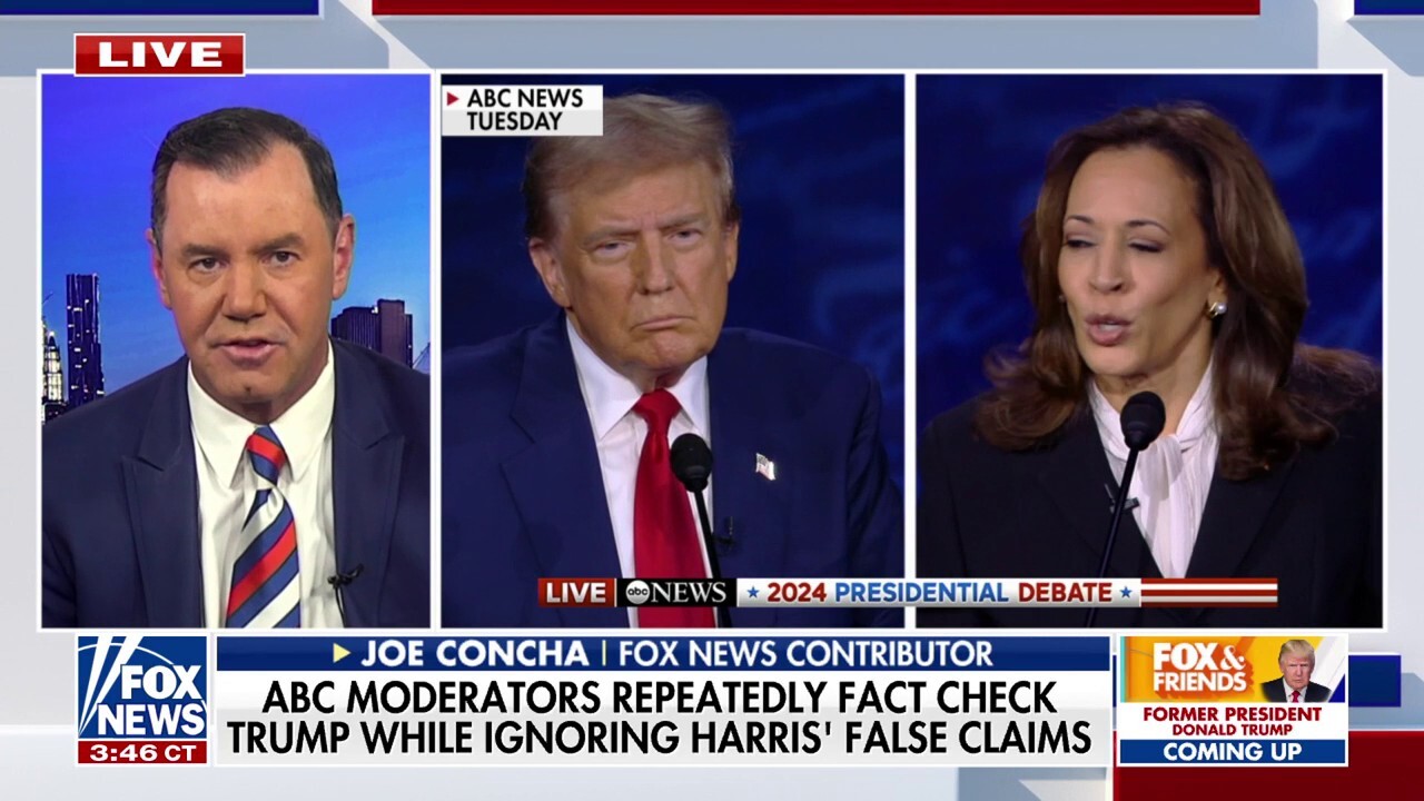 ABC called out for repeatedly fact-checking Trump, ignoring Harris' false claims: No 'slam dunk'