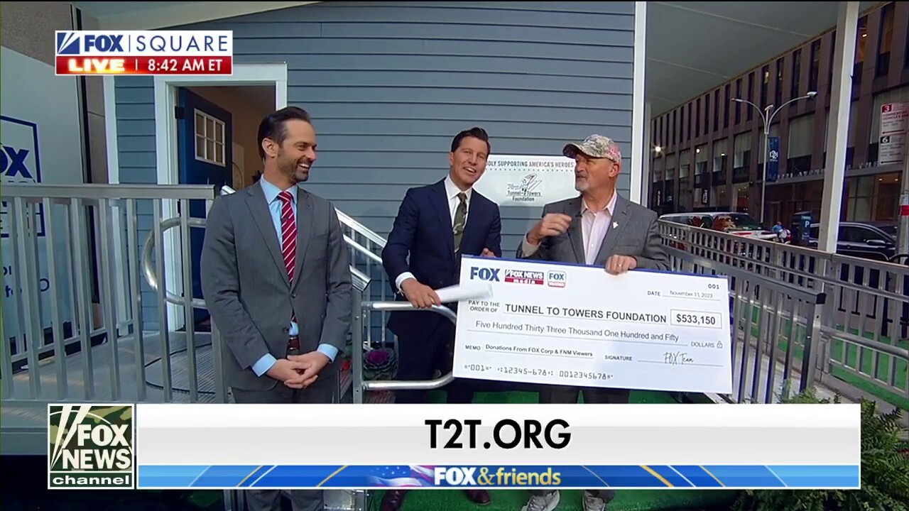 FOX donates over $500,000 to Tunnel to Towers on Veterans Day