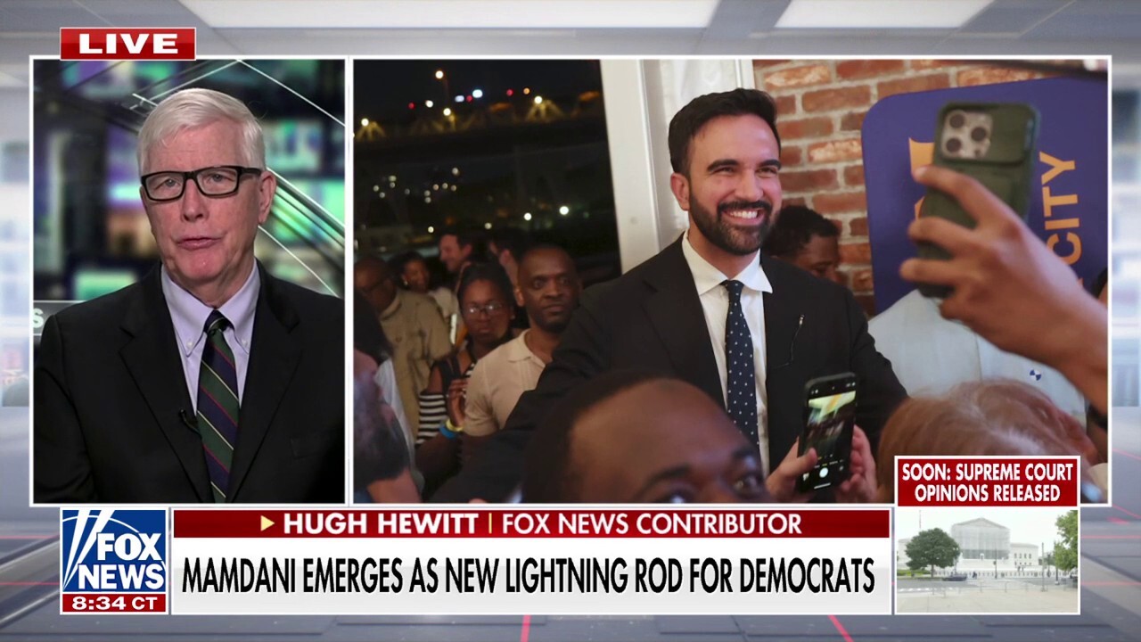 Hugh Hewitt issues bold warning on Zohran Mamdani's candidacy: 'Disaster for the Big Apple'