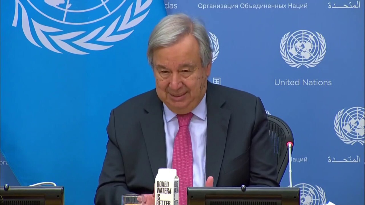 UN Secretary-General Guterres 77th General Assembly press conference