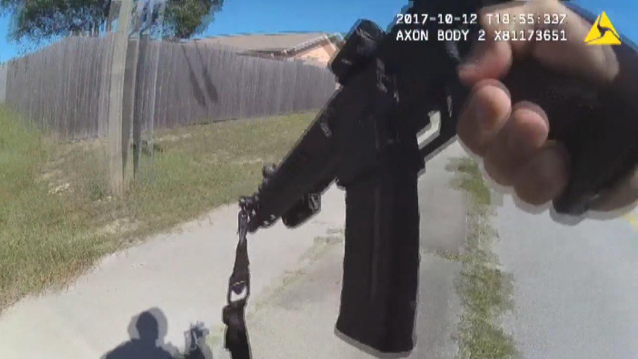 Dramatic bodycam footage from shootout with gunman released