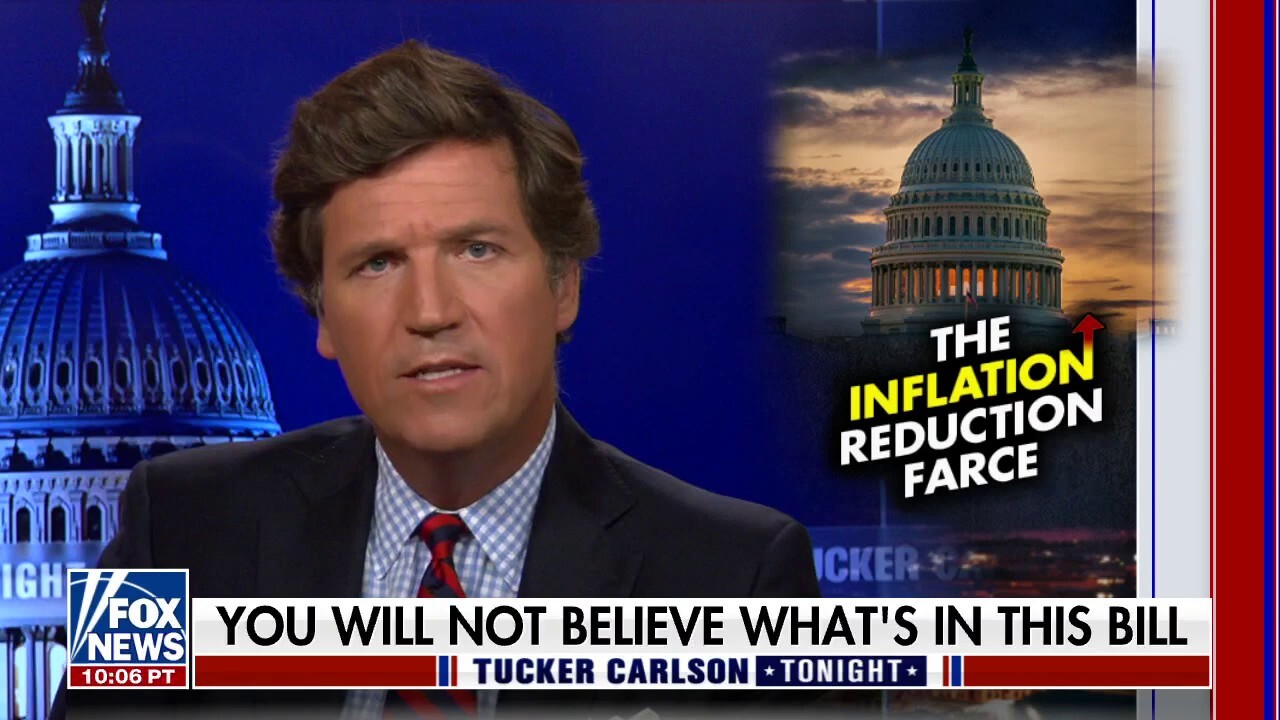 Tucker Carlson: Inflation Reduction Act may be a classic case of misinformation 