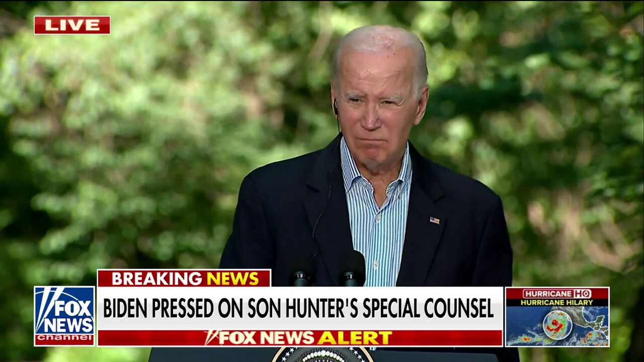 Biden has ‘no comment’ on son Hunter's investigation