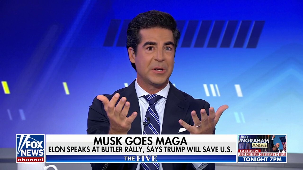 ‘The Five’ co-hosts discuss Elon Musk urging people to vote for former President Trump during his return rally to Butler, Pennsylvania.