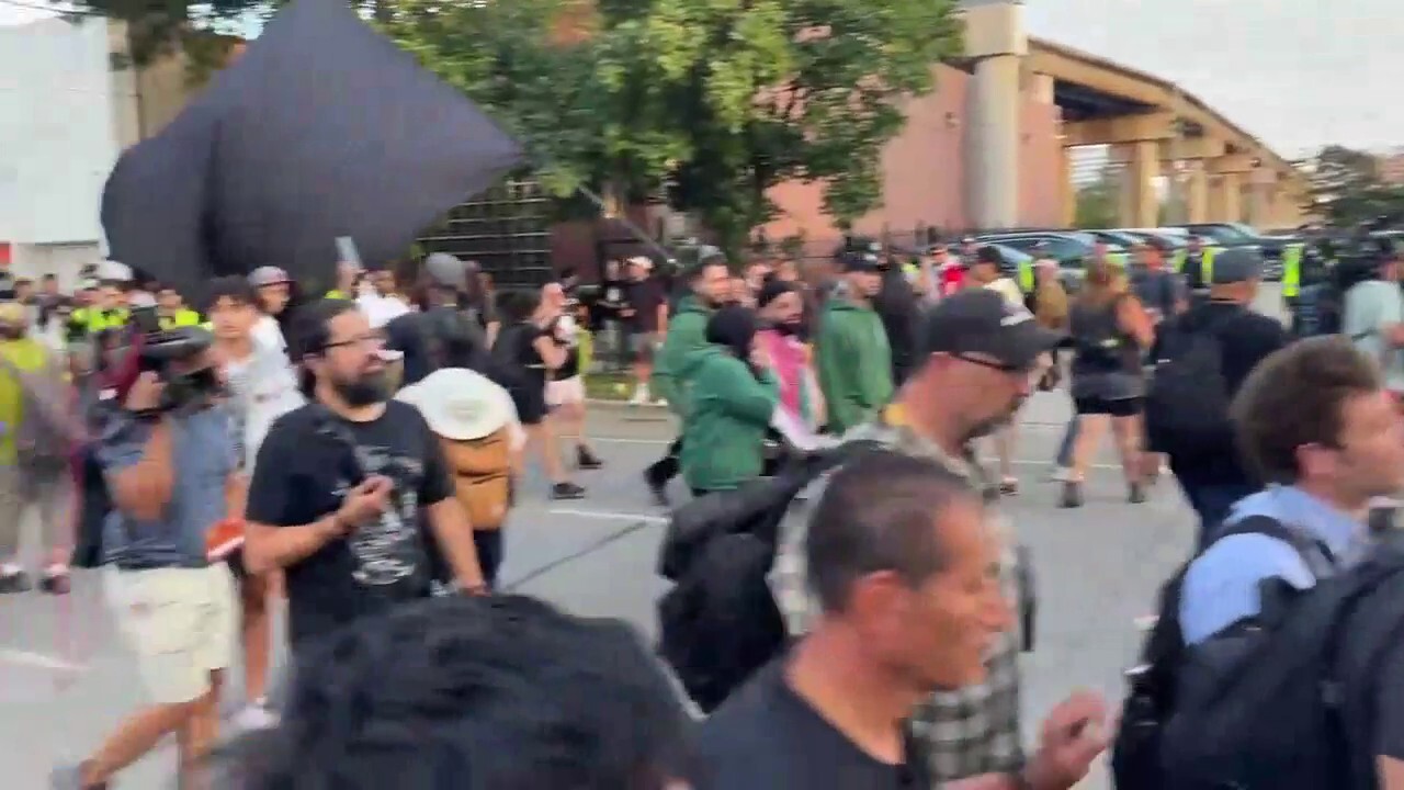 Chicago DNC Night 4: Anti-Israel agitators take to the streets as Kamala Harris set to address supporters