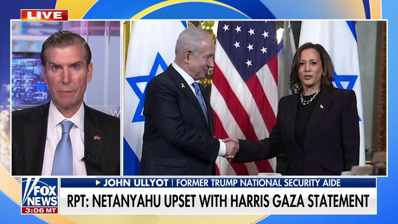 Netanyahu reportedly upset with VP Harris over statement on Gaza