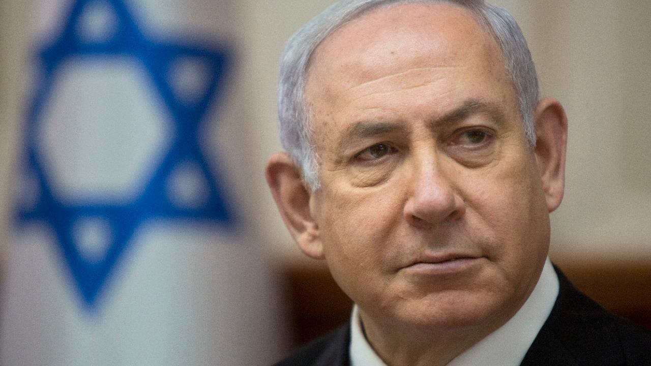 Israeli Prime Minister Netanyahu makes a statement on Iran