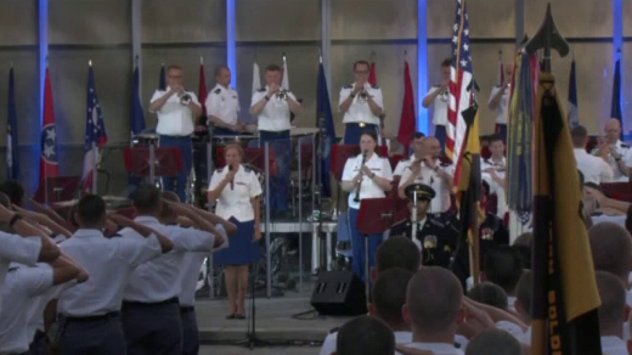 West Point band performs 'Star-Spangled Banner’
