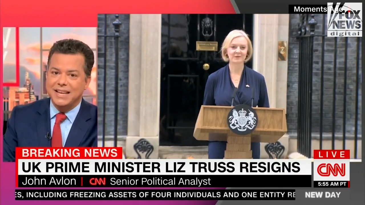 Montage: Liberal media blast Liz Truss, conservative party as UK prime minister resigns