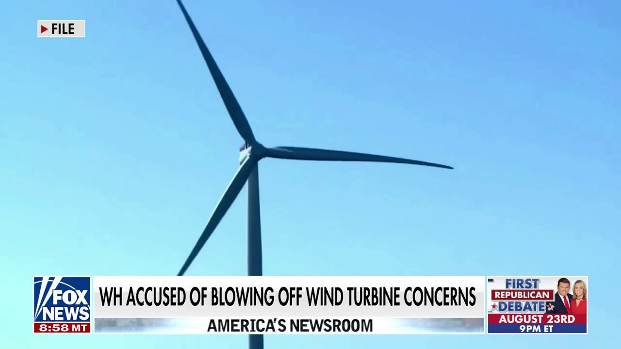 Biden admin accused of ignoring concerns regarding wind turbines